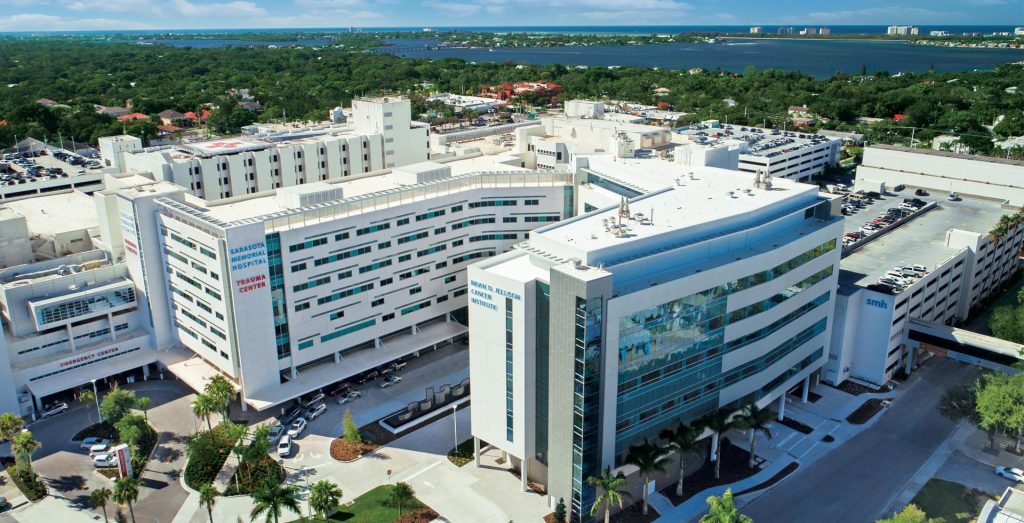 Sarasota Memorial Hospital Aerial View